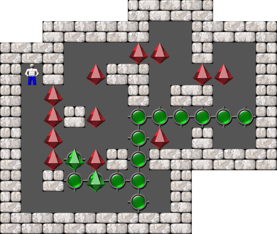 Sokoban Compact Catalysts level 76